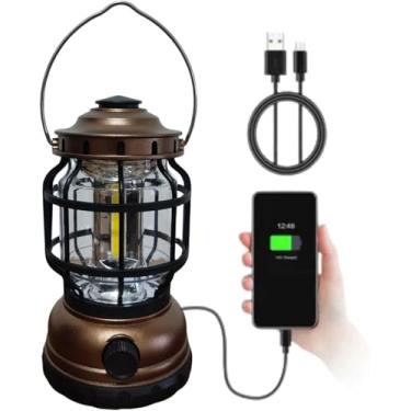 Imagem de Lampião LED Recarregável, Bivolt, Portátil para Camping, Pescaria e Barraca, Iluminação de Emergência