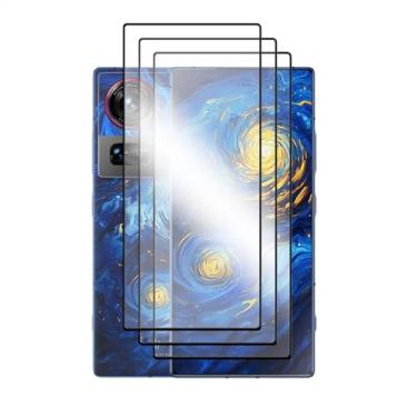 Imagem de Para Nubia Z60 Z70 Ultra 5G, vidro protetor de tela de vidro temperado 3PCS HD cola com cobertura completa e vidro protetor