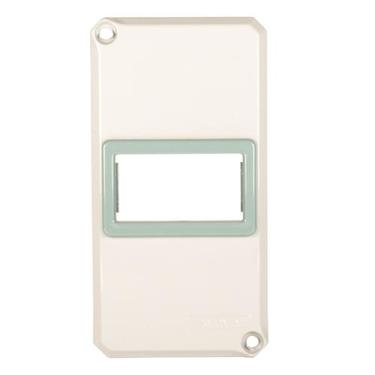 Imagem de Tampa para condulete 1" com 1  posto horizontal para sistema modular -