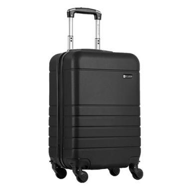 Imagem de Mala de Viagem Bordo 10kg Cadeado Pequena Essencial Sestini, Preto