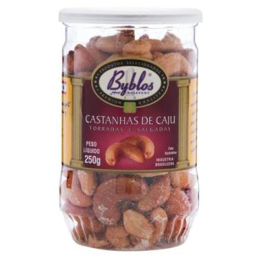 Imagem de Castanha de Cajú Torrada e Salgada Byblos 250g