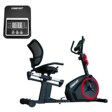 Imagem de Bicicleta Ergométrica Horizontal H2000 Magnética 8 Níveis Ajustável Silenciosa Consport