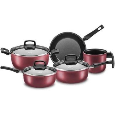 Imagem de Conjunto de Panelas Safira MTA 5 Peças Antiaderente