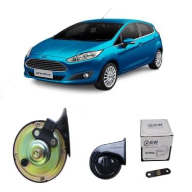 Imagem de BUZINA CARACOL (PAR) GRAVE/AGUDO PARA NEW FIESTA MEXICANO 2011>2014