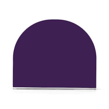 Imagem de Porta-guardanapos de acrílico roxo, suporte de guardanapo de toalha em forma de U, suporte de guardanapo de mesa, suporte de guardanapo vertical