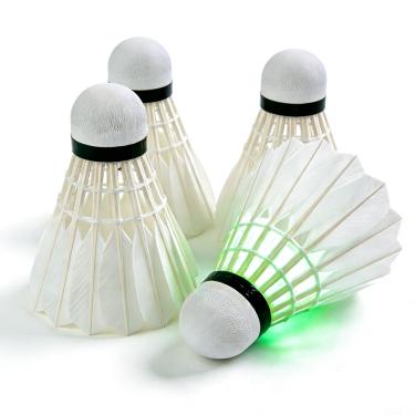 Imagem de Novelty Place Led Badminton Peteca Set Birdies for Yard Games, Outdoor Indoor Sports Toys (4 Pack)