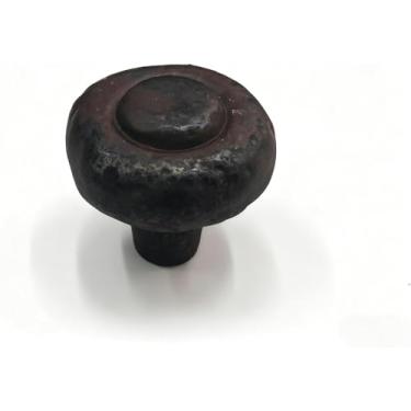 Imagem de CABDM 20 maçanetas de armário de ferro rústico de 3,5 cm para casa de fazenda vintage com núcleo sólido para cozinha, puxadores de armário de luxo, ferragens para portas e gavetas de cômoda