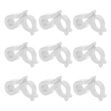 Imagem de Generic Clipes de Suspensão de Luz de Natal Precisos, Duráveis, à Prova D'água, Ganchos de Calha de Plástico para Luzes de Corda Ao Ar Livre, Decoração para Festa de Feriado, 120 Peças (Branco)