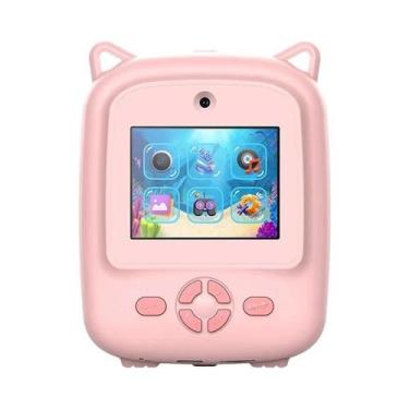 Imagem de Câmera Digital Infantil 8X 1080P HD Vídeo Impressão Multicolorida Pres