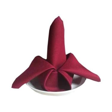 Imagem de Guardanapos De Mesa Laváveis Em Cetim Para Decoração De Casamento, Ani