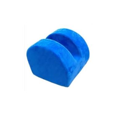 Imagem de Almofada de joelho pós-cirurgia para recuperação, almofada ortopédica de elevação da perna para substituição pós-joelho/quadril, almofada abdutora de quadril com alça para manter o alinhamento e