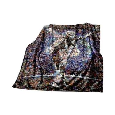 Imagem de Cobertor Super Macio Michael J-Jackson De Alta Qualidade Para Viagem, 