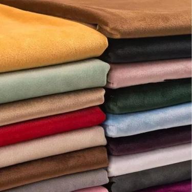 Imagem de Tecido Suede Liso Fabricação, Reforma Sofá e almofadas - 1 Metro - Cas