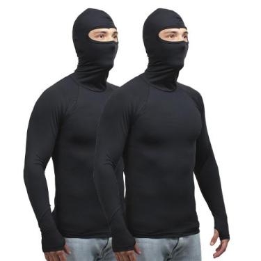 Imagem de Kit 2 Camisa Segunda Pele Masculina Térmica - USUP, Preto, G