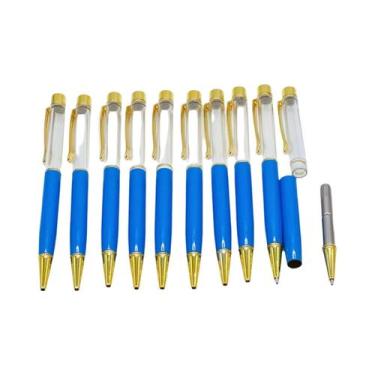 Imagem de Pacote Com 10 Canetas Esferográficas Vazias Para DIY, Areia Movediça, 