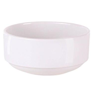 Imagem de Jogo 6 Tigelas Pequenas de Porcelana Bowl Cumbuca Empilhável 12cm Bran