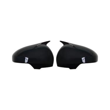 Imagem de Compatível com Toyota Mark X Reiz 2010-2016 ticker Trim Car-styling Fibra de carbono Peças de automóvel Porta lateral do carro Tampa do espelho retrovisor(Carbon Fiber Pattern)