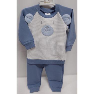 Imagem de Conjunto Moletinho Blusa Calça Bebê Menino Paraiso Rf 14678-Masculino