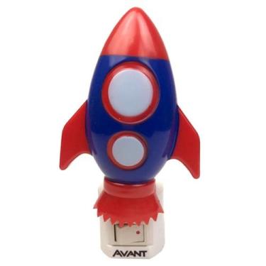 Imagem de Luz Noturna LED de Tomada 3000K 1W Bivolt Avant Foguete Kids