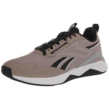 Imagem de Reebok Tênis feminino Nanoflex Adventure Tr Cross Trainer, Cinza/Branco/Rosa Orgulhoso, 6.5