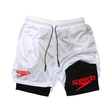 Imagem de Shorts Masculinos 2 Em 1 De Secagem Rápida Para Treino De Academia, Es