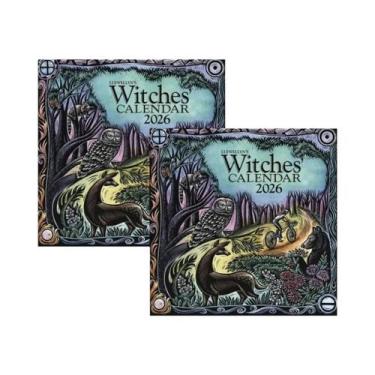 Imagem de Calendário Botânico De Bruxas 2026 Para Pendurar Na Parede, Arte Decor