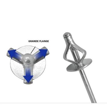 Imagem de Rebites Cegos Trifold De Flange Grande 50 Peças, Rebites De Alumínio T