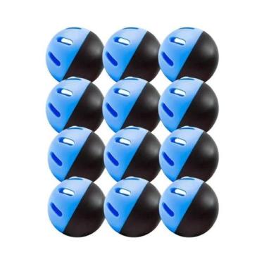 Imagem de 12 Bolas De Treino De Beisebol Perfuradas De 2,91 Polegadas Para Práti