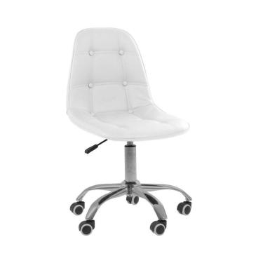 Imagem de Cadeira Office Eiffel Botonê Ajustável Oficial Girat + Ebook Branco 1