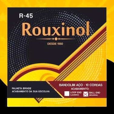 Imagem de Encordoamento Rouxinol Para Bandolim - R45-be Acabamento em bolinha (b