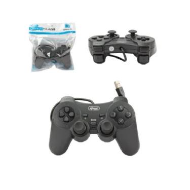 Imagem de Joypad Knup Controle Joystick Com Fio USB 2.0 Pc Computador