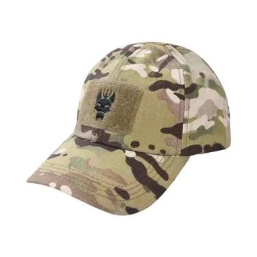 Imagem de Boné De Beisebol Tático Multicam Camuflado Com Fecho Ajustável Para Ho