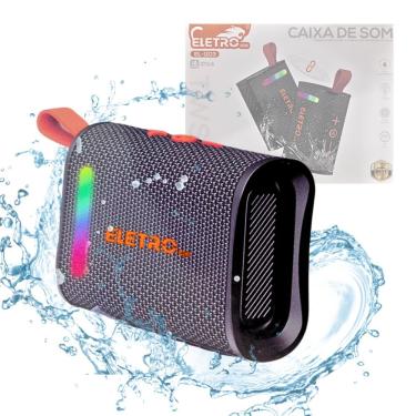 Imagem de Caixa De Som Bluetooth Portátil Led 30w Prova D'agua