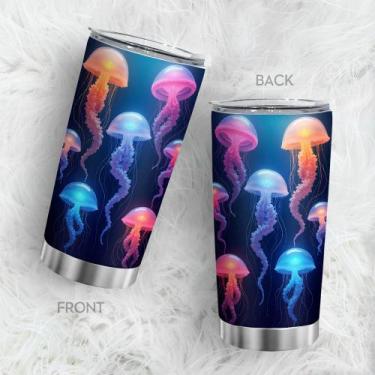 Imagem de Caneca de café Tumbler Oasisdream 600 ml com estampa de medusa