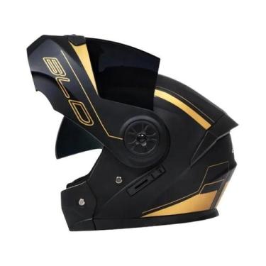 Imagem de Capacete De Motocross Unissex Com Lentes Duplas, Modular, Flip-up, Int