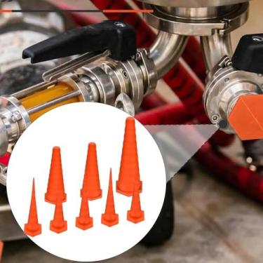 Imagem de Kit Industrial De Borracha 8x Para Vedação De Óleo Em Equipamentos Pes