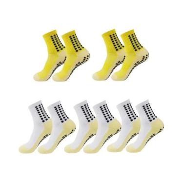 Imagem de Meias Esportivas Masculinas Antiderrapantes Para Futebol, Basquete, Yo