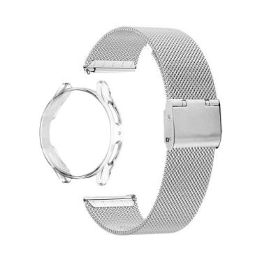 Imagem de Pulseira De Aço Inoxidável De 40mm 44mm 45mm Para Samsung Galaxy Watch