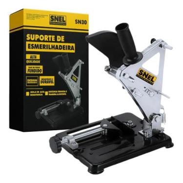 Imagem de Suporte Bancada Manual Para Esmerilhadeira Angular 115mm 125mm Snel Fe