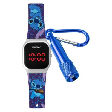 Imagem de Relógio Condor Masculino Ref: Cohb21aae/k8a Infantil LED Stitch