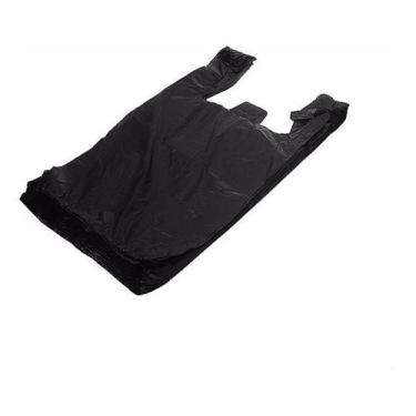 Imagem de Sacola Preta Reforçada 40x50 Pacote 5 Kg - Higipack