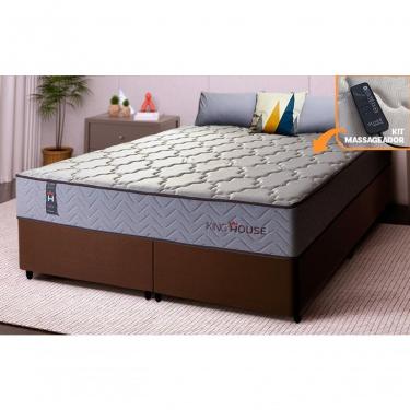 Imagem de Cama Box Magnético Casal 138x188 Bege Soft Relax King House