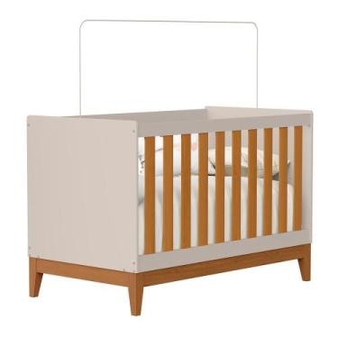 Imagem de Berço Americano Mini Cama Flip - Reller Móveis, Areia Fosco/Savana