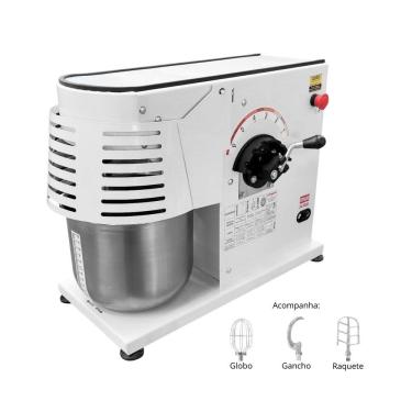 Imagem de Batedeira Planetária Industrial 12 Litros Bivolt com Balde Inox FC2