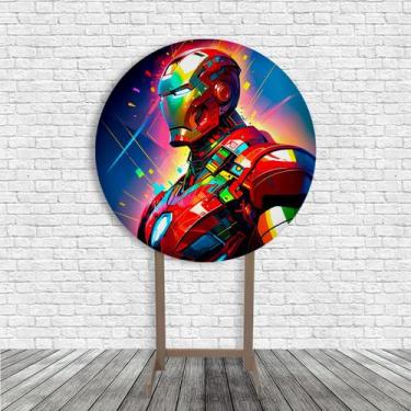 Imagem de Capas Painel Redondo Painel Herói de Ferro - Genérica, Herói de Ferro 