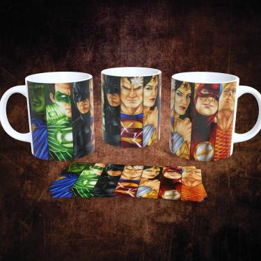 Imagem de Caneca de Porcelana DC Comics Estampa 12 para Bebidas Quentes em Porcelana Apta para Mi...