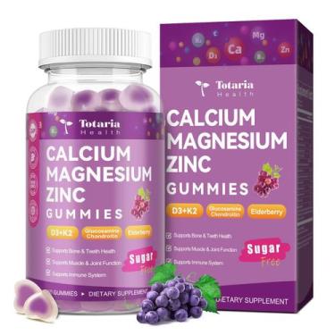 Imagem de Gomas de cálcio e magnésio e zinco Totaria 1200 mg com vitamina D3