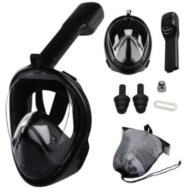 Imagem de Máscara De Mergulho Snorkel Full Face Câmera Profissional - bigeterdy