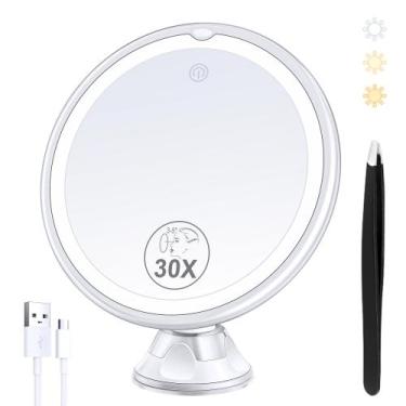 Imagem de Espelho de maquiagem B Beauty Planet com ampliação de 30X com luz