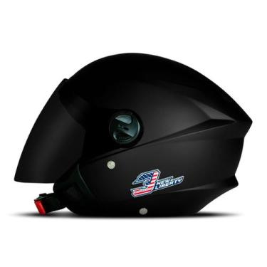 Imagem de Capacete Aberto Masculino Feminino Protork New Liberty 3 Elite Com Vis